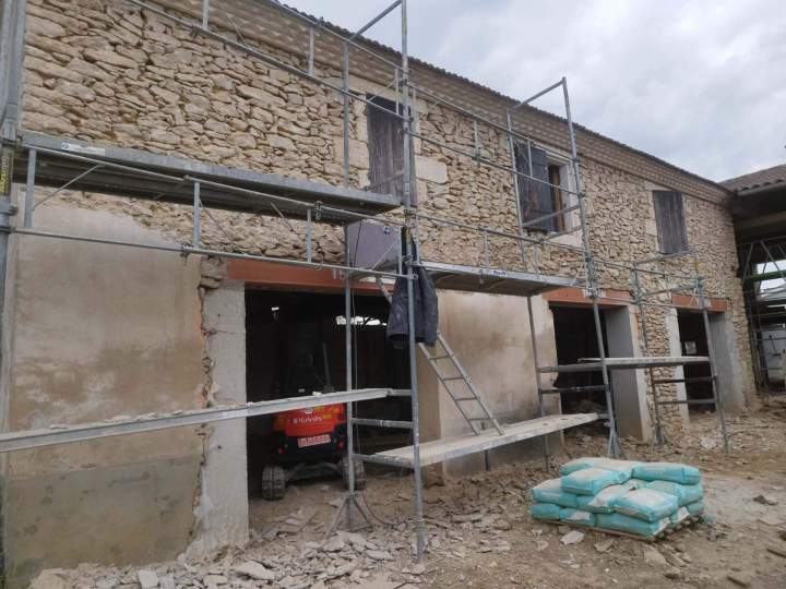 Travaux de maçonnerie maison ancienne Arcachon